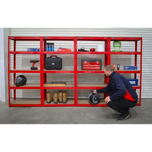 Racking Unit with 5 Shelves 150kg Capacity Per Level – Set of 4