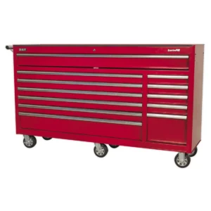 Superline PRO® Rollcab 12 Drawer – Red
