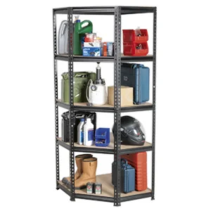 5-Level Corner Racking Unit 150kg Capacity Per Level