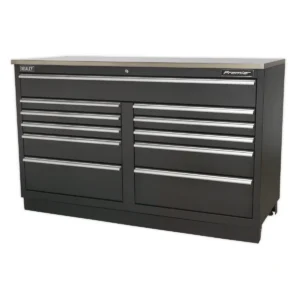 Premier™ Heavy-Duty Modular Floor Cabinet 11 Drawer 1550mm