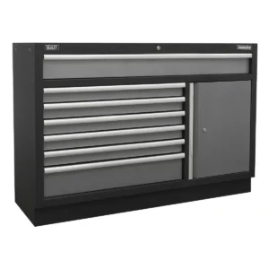 Superline PRO® Storage System with Pressed Wood Worktop 4.92m
