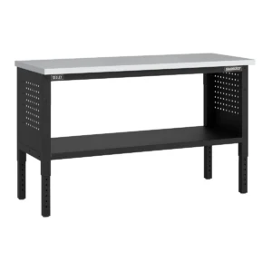 Superline PRO® Modular Workbench with Pegboard Back Panel Stainless Steel Worktop 1525mm