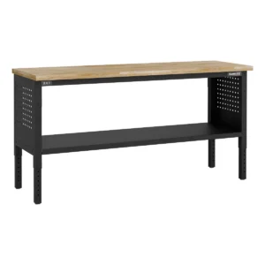 Superline PRO® Modular Workbench with 4 Drawers & Cupboard Wooden Worktop 1830mm
