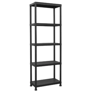 Plastic Racking Unit with 5 Shelves 25kg Capacity Per Level