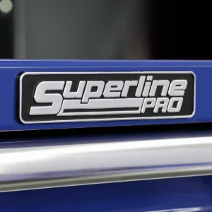 Superline PRO® Topchest, Mid-Box Tool Chest & Rollcab Combination 14 Drawer – Blue