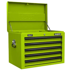 Superline PRO® Topchest, Mid-Box Tool Chest & Rollcab Combination 14 Drawer – Green
