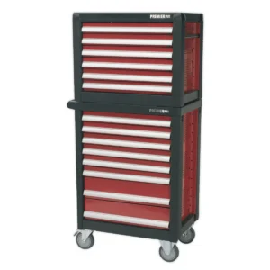 Premier™ Topchest & Rollcab Combination 14 Drawer with 1233pc Tool Kit