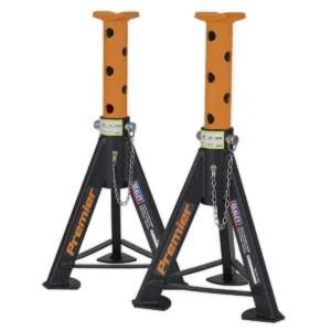Premier Axle Stands (Pair) 6 Tonne Capacity per Stand – Orange