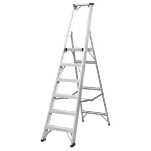 Industrial Step Ladder 6-Tread Aluminium – EN 131