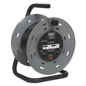 15m Cable Reel with Thermal Trip 4 x 230V