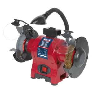 150mm Bench Grinder & Wire Wheel Combination with Worklight 250W/230V
