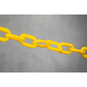 Plastic Chain 25m x 6mm – Black/Yellow