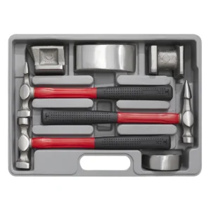 Drop-Forged Panel Beating Set with Fibreglass Shafts 7pc