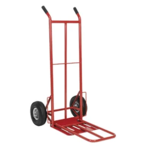 Folding Sack Truck with Pneumatic Tyres 250kg Capacity
