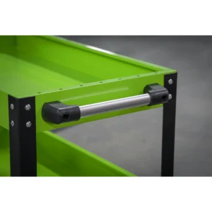 Superline PRO® Heavy-Duty Workshop Trolley 3-Level – Hi-Vis Green
