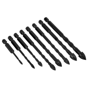 Tile & Glass Drill Bit Set 8pc