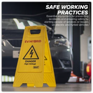 EV/Hybrid Floor Warning Signs – Pack of 2