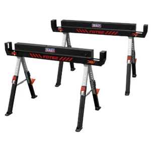 Adjustable Sawhorse Set 2pc