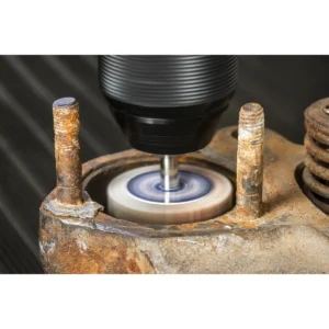 40 x 20mm Abrasive Flap Wheel with 6mm Shaft 40Grit – Pack of 5