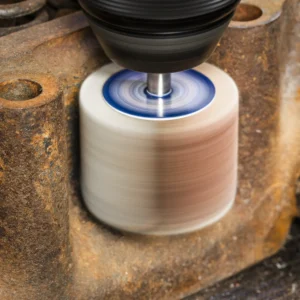 40 x 30mm Abrasive Flap Wheel with 6mm Shaft 40Grit – Pack of 5