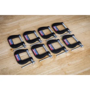 Junior C-Clamp Set 28 x 28mm 8pc