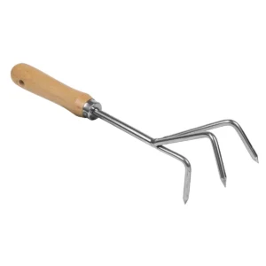 Premier Cultivator with Short Ash Handle & Stainless Steel Tines