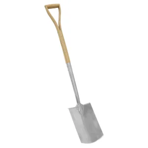Premier Digging Spade with Ash Y Handle & Stainless Steel Blade