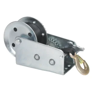 Geared Hand Winch with Webbing Strap 900kg Capacity