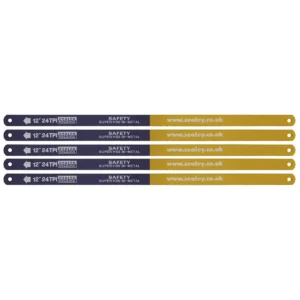 HSS Bi-Metal Hacksaw Blade 24tpi 300mm – Pack of 5