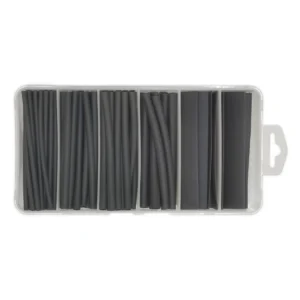 Heat Shrink Tubing Assortment 100mm 95pc – Black