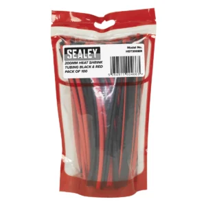 Heat Shrink Tubing 200mm 100pc – Black & Red