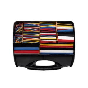 Heat Shrink Tubing Assortment 50, 100, 150 & 200mm 590pc – Mixed Colours