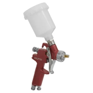 Workshop Series HVLP Gravity Feed Touch-Up Spray Gun 0.8mm Set-Up