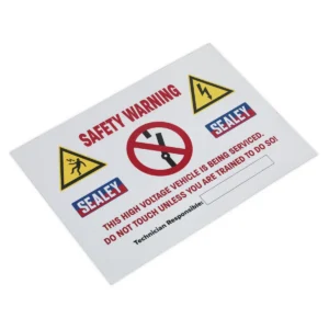 Hybrid/Electric Vehicle Warning Sign