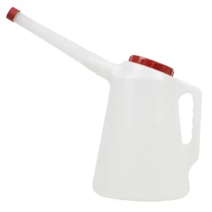 Oil Container with Red Lid & Flexible Spout 3L
