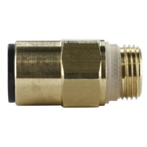 John Guest® Brass SuperThread Straight Adaptor 12mm x 3/8″BSP – Pack of 2