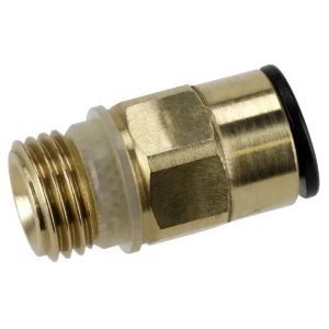 John Guest® Brass SuperThread Straight Adaptor 8mm x 1/4″BSP – Pack of 2