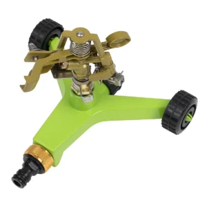 Pulsating Sprinkler with Metal Wheeled Base