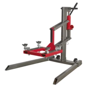 Single Post Hydraulic Portable Motorcycle Lift 450kg Capacity