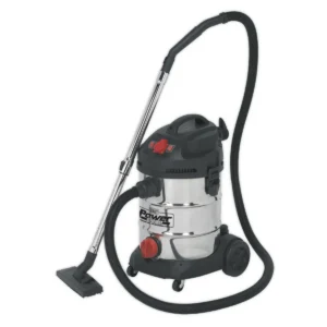 Industrial Vacuum Cleaner Stainless Steel Drum Auto Start 30L 1400W/230V