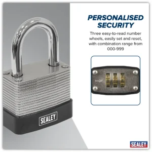 Steel Body Combination Padlock 40mm