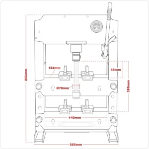 Viking Bench Type Hydraulic Press 15 Tonne