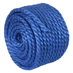 10mm x 30m Polypropylene Split Film Twisted Rope, Blue