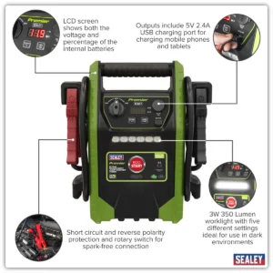 Premier 12/24V RoadStart® Jump Starter 4400A Peak Amps