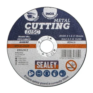 100 x 1.6mm Cutting Disc 16mm Bore