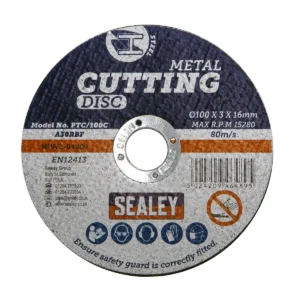 100 x 3mm Cutting Disc 16mm Bore