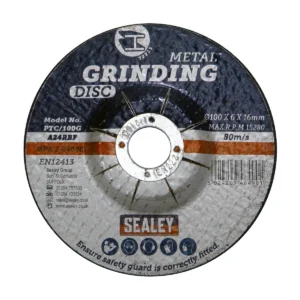 100 x 6mm Grinding Disc 16mm Bore