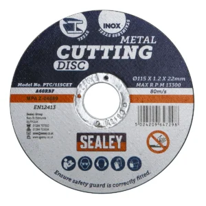 115 x 1.2mm Cutting Disc 22mm Bore