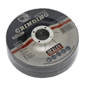 115 x 6mm Grinding Disc 22mm Bore – Pack of 5