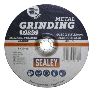 230 x 6mm Grinding Disc 22mm Bore